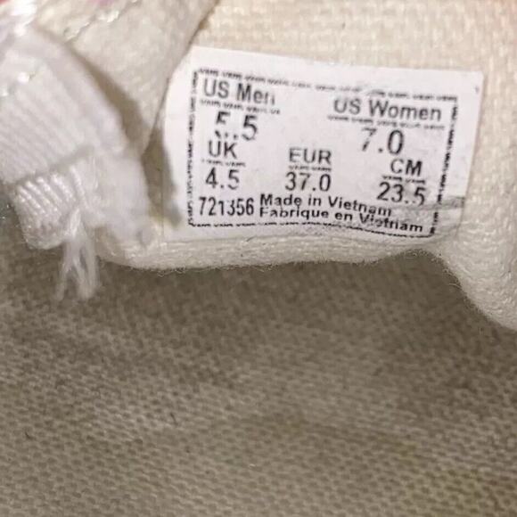 Vans Pink and Red Floral Slip-On Sneakers - Picture 9 of 10